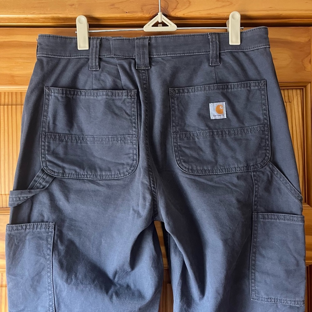 Carhartt Loose Fit Grey Cargo Utility Pants Women’s Size 8